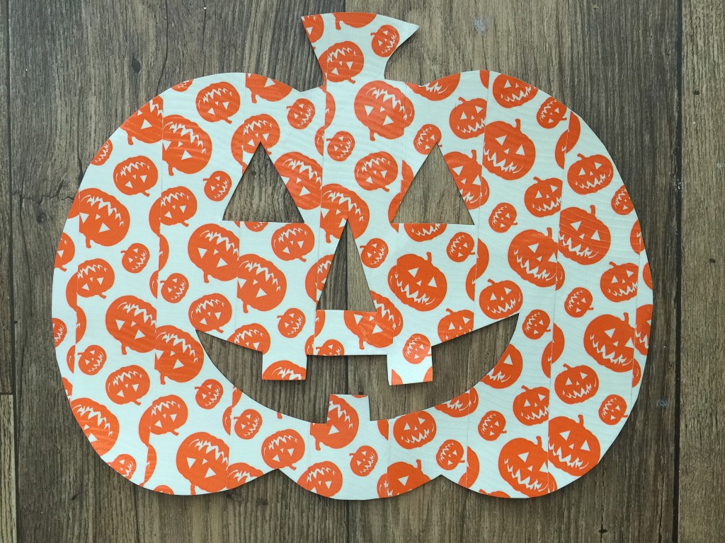 Duck Tape Halloween decoration