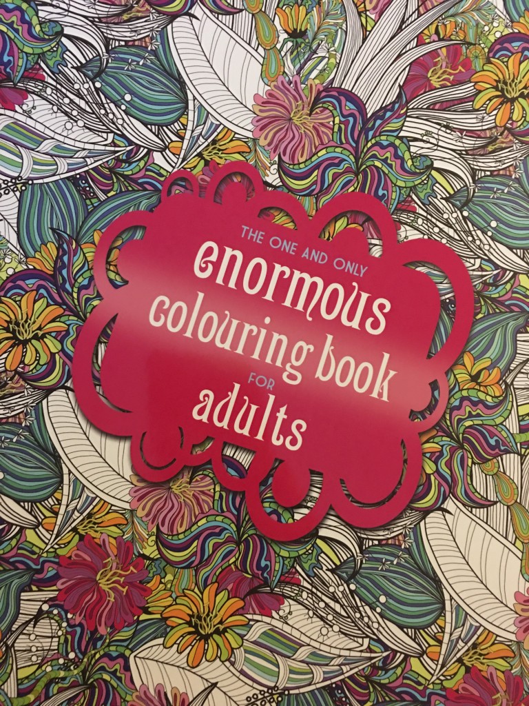 the one and only enormous colouring book for adults