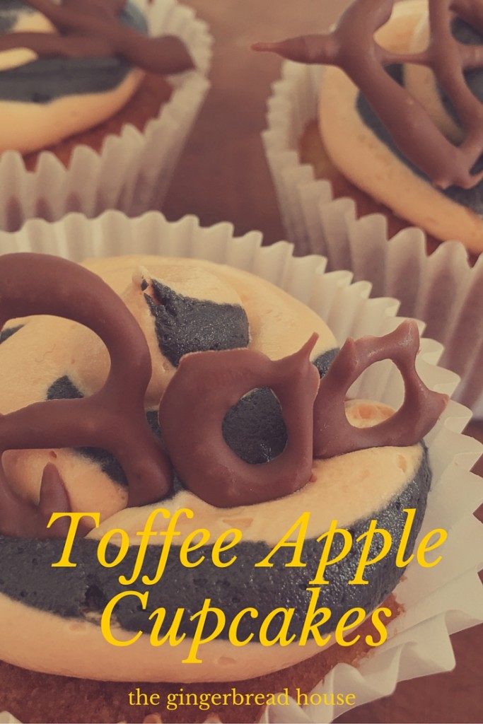 toffee apple cupcakes