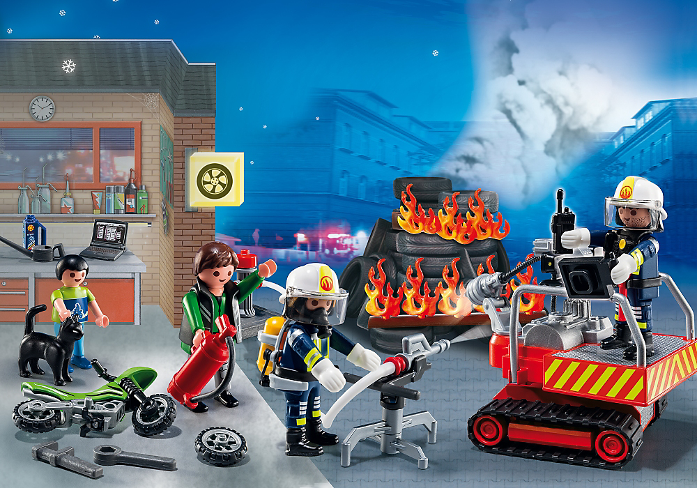 Playmobil Advent Calendar Fire Rescue Operation
