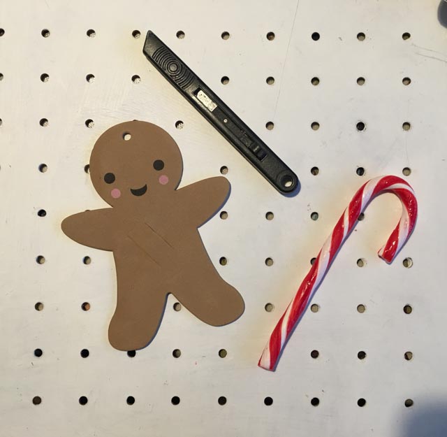 gingerbread candy cane holder