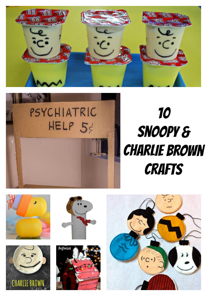 10 Snoopy and Charlie Brown crafts