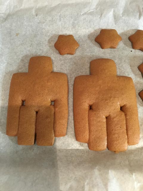 gingerbread Minecraft cookies
