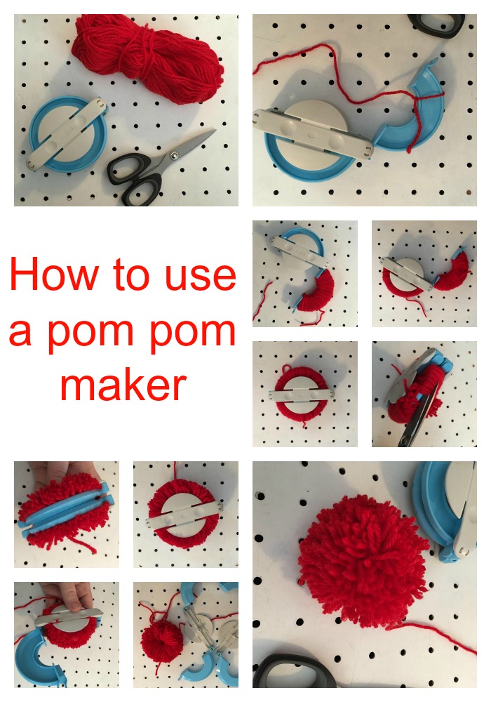 how to use a pom pom maker