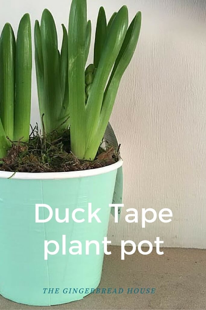 Duck Tape plant pot