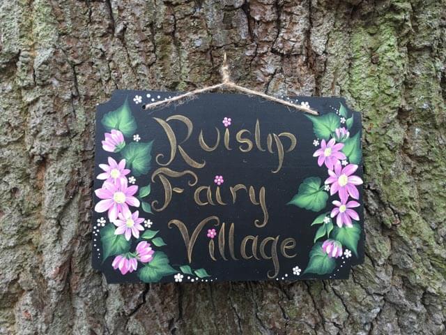 fairy village sign