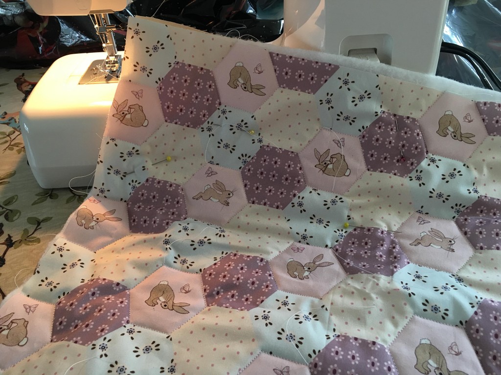 Belle and Boo mini quilt