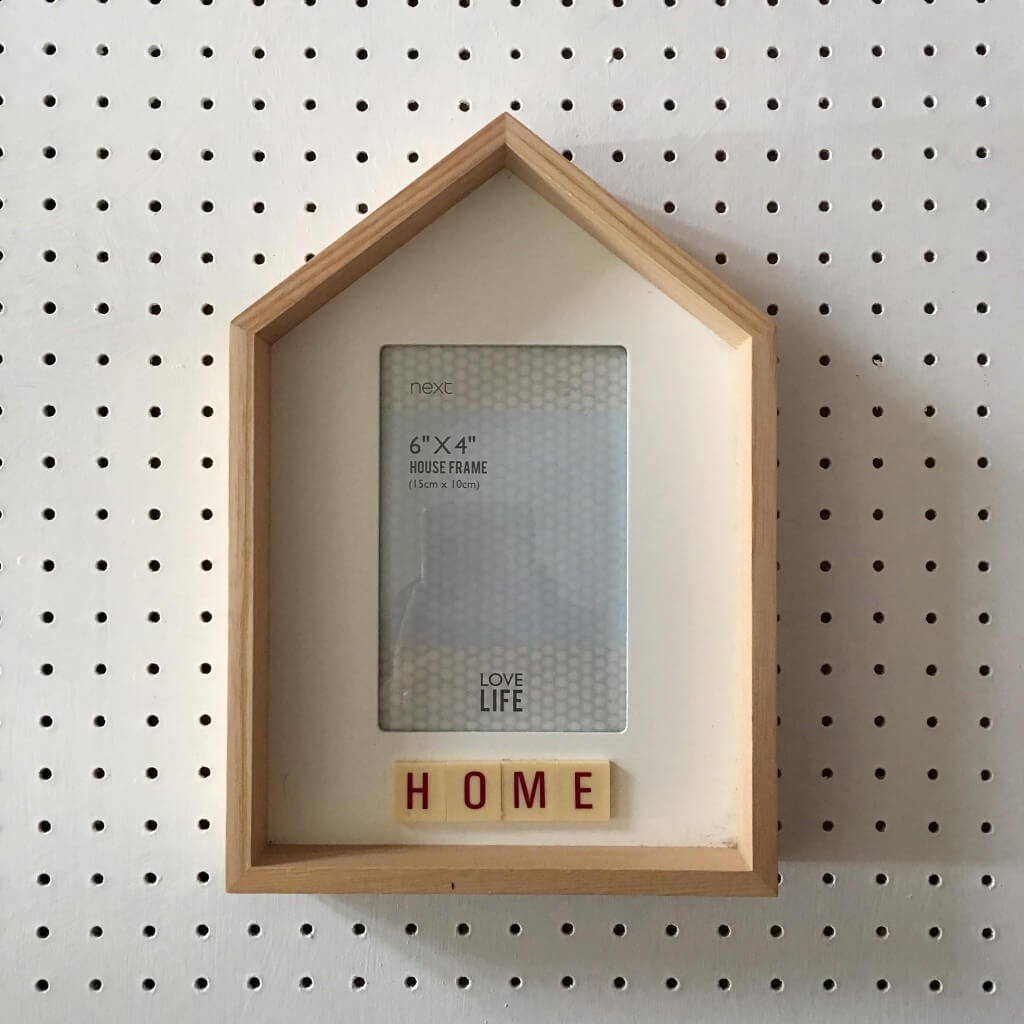 house shaped picture frame