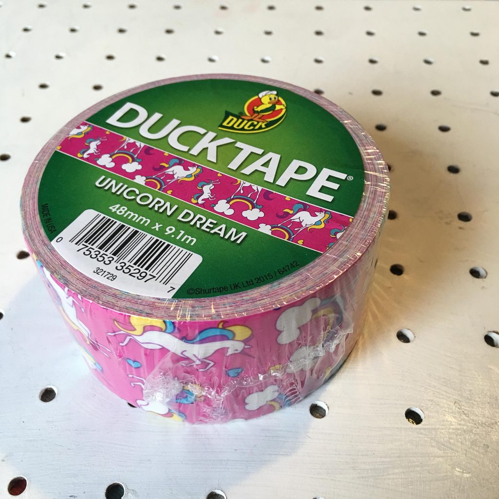 roll of unicorn duck tape