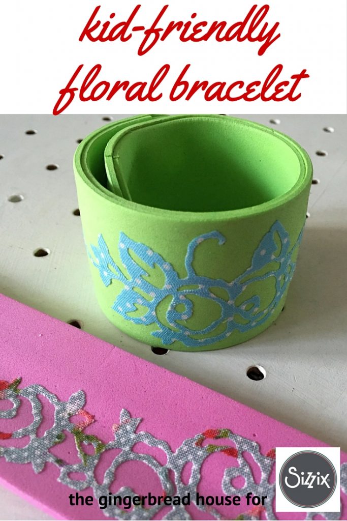 kid-friendly floral bracelet