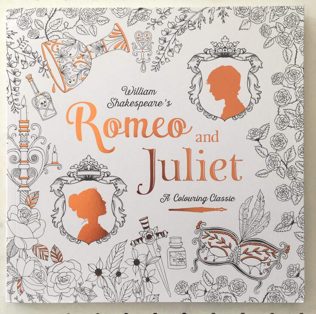 William Shakespeare’s Romeo and Juliet adult colouring book