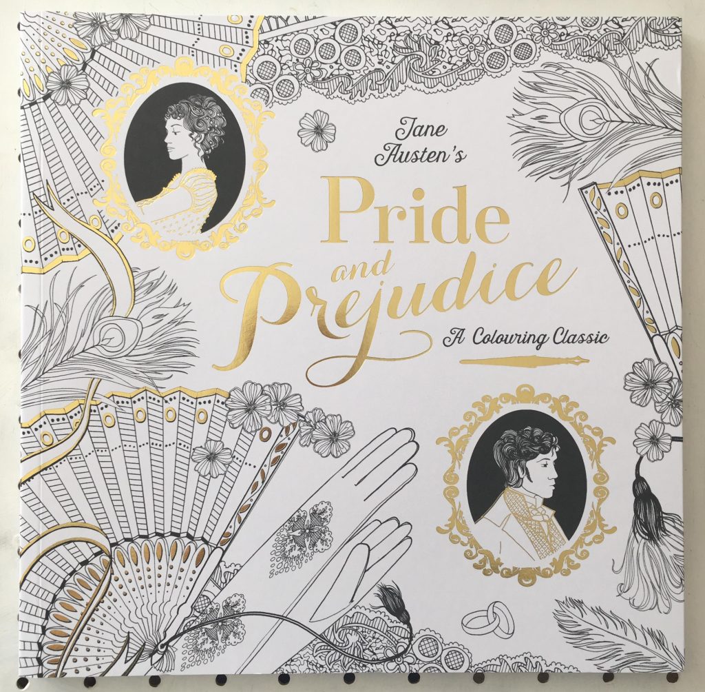 Jane Austen’s Pride and Prejudice adult colouring book