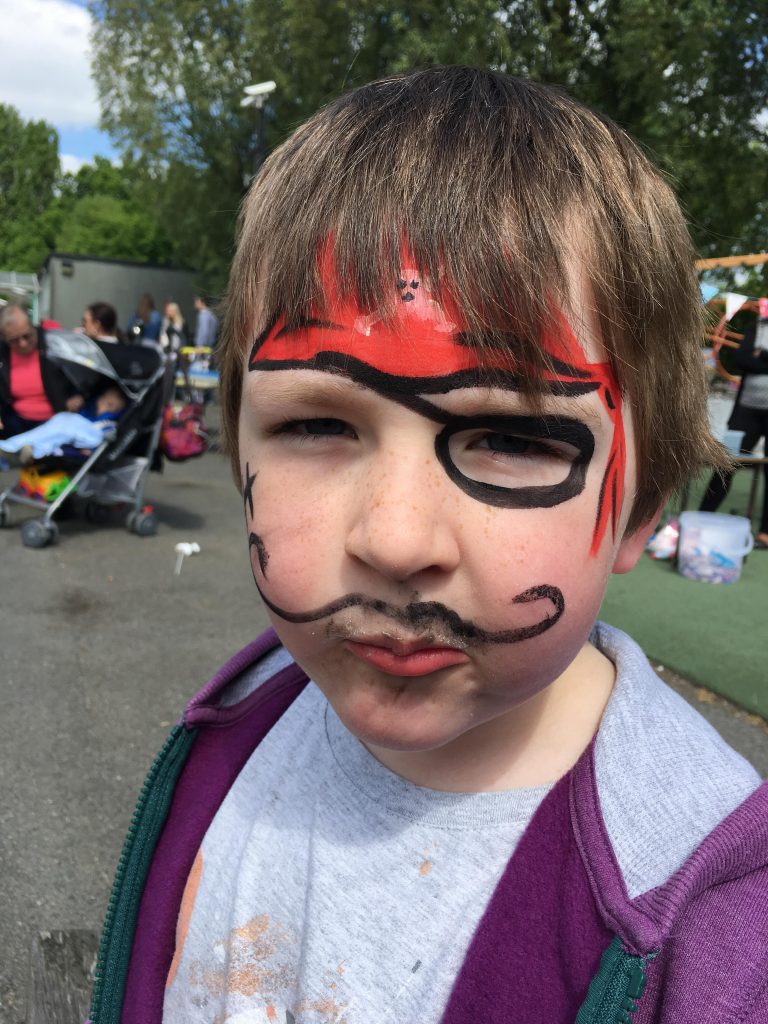pirate face paint