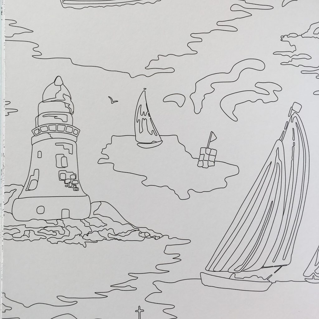 page from The Cath Kidston Colouring Book