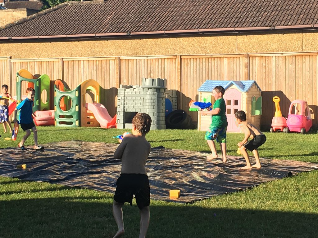end of year water fight