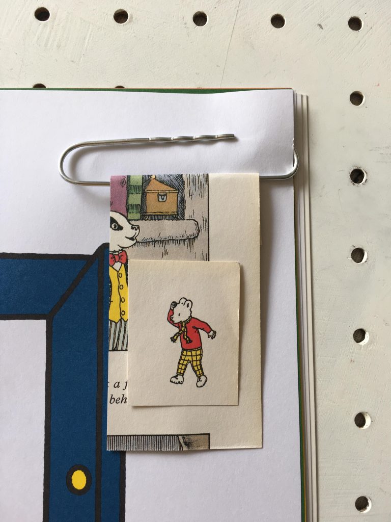 vintage DIY paper clip bookmarks
