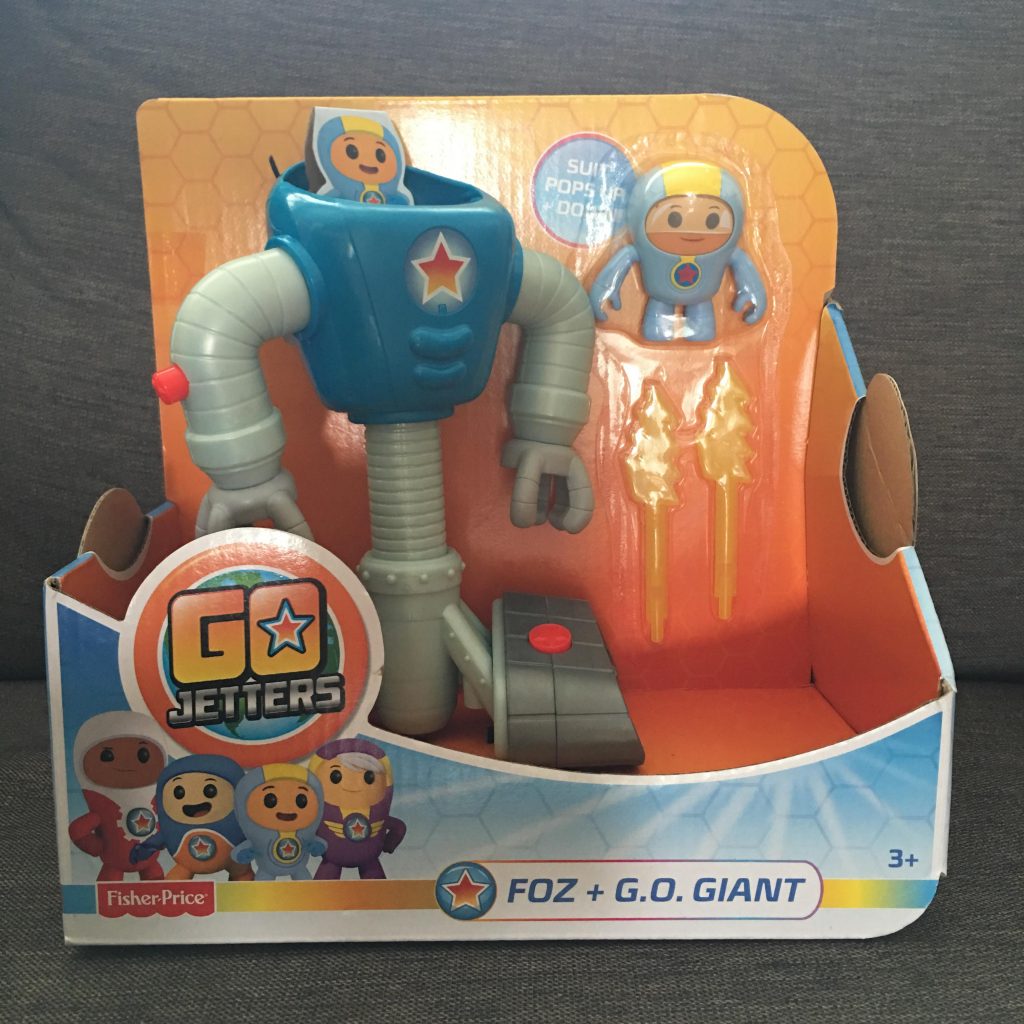 Go Jetters Foz and G.O. Giant toy