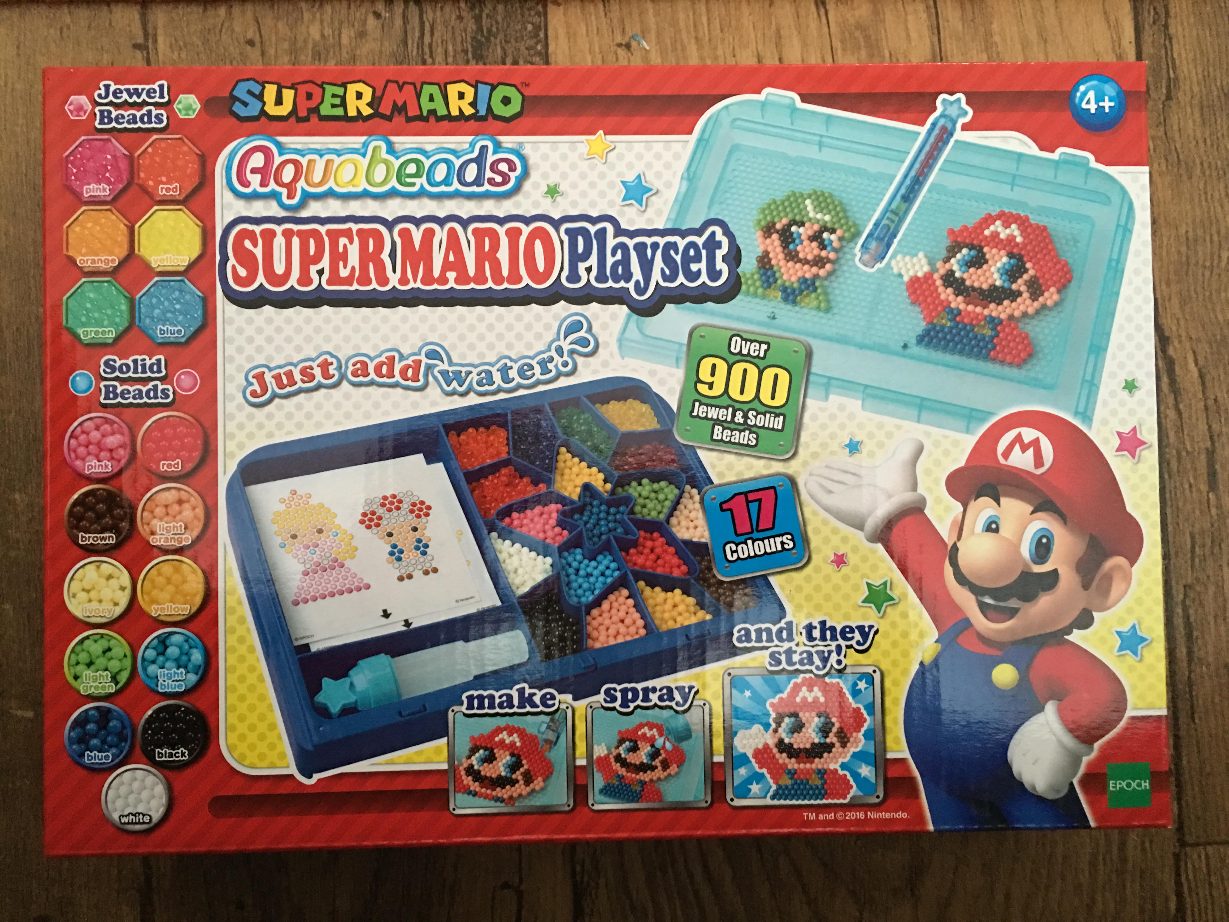 Aquabeads Super Mario playset review thegingerbreadhouse.co.uk